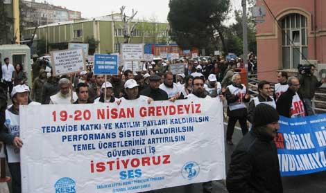Yurttan  grev manzaraları (CANLI YAYIN)