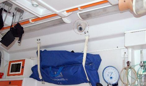Ambulansa personel güvenliği için kamera takıldı