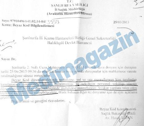 Bakanlık, şiddete uğrayan hekimin yargılama masrafını vermedi