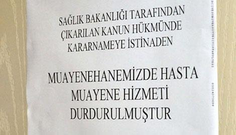 Muayenehanemi kapattım, hastaneye beklerim
