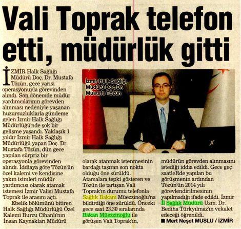 Sağlık müdürüne gece yarısı operasyonu
