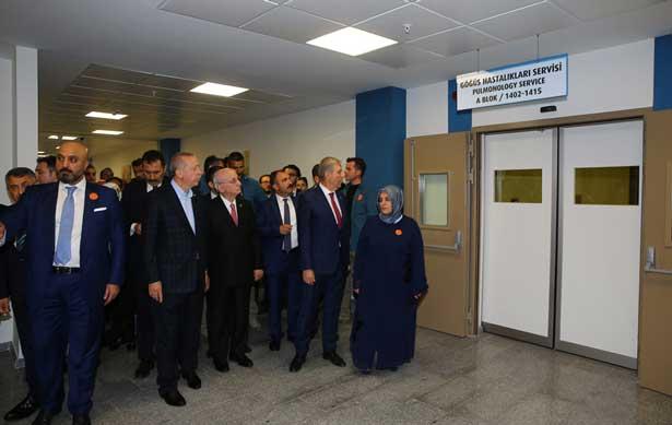 Kayseri Şehir Hastanesi Cumhurbaşkanının katıldığı törenle açıldı