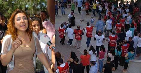 Ayşe hemşire kadro eyleminde halay çekerken kovuldu