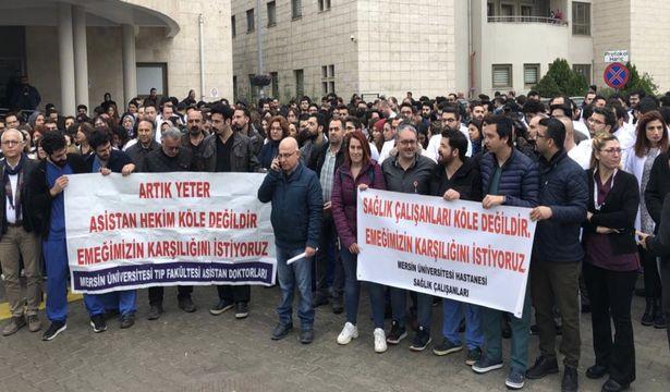 Döner yok, performans yok, nöbet ücreti yok: Hastane çalışanları isyan etti!