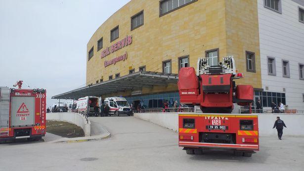 Eğitim ve Araştırma Hastanesi'nde yangın paniği!