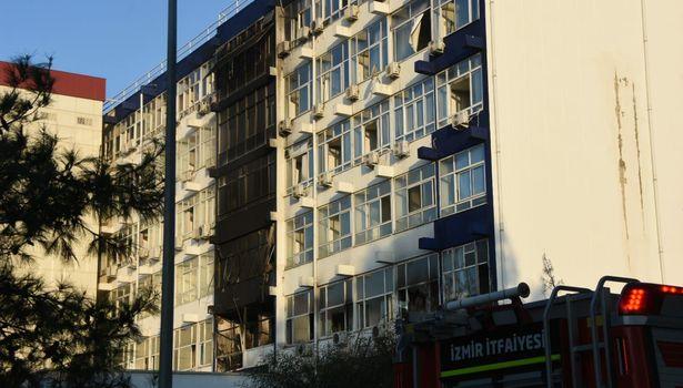 Ege Üniversitesi Hastanesi KBB servisinde yangın!