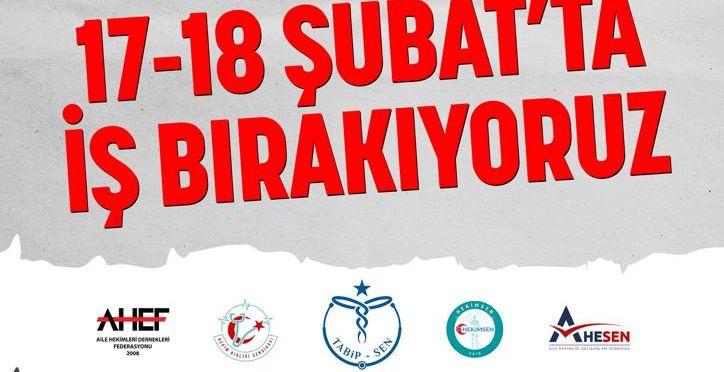 Hekimler eylemde: Üç hekim sendikası 2 gün süreyle iş bırakıyor