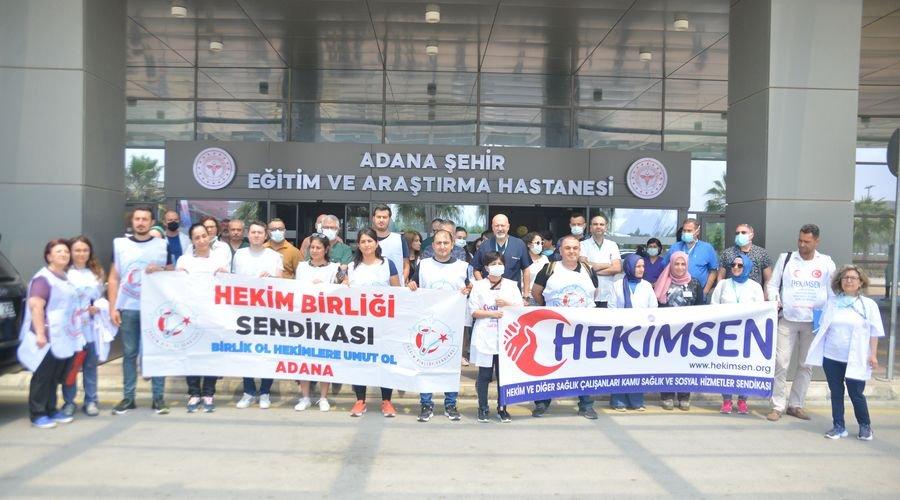 Hekim sendikalarından iş bırakma eylemi