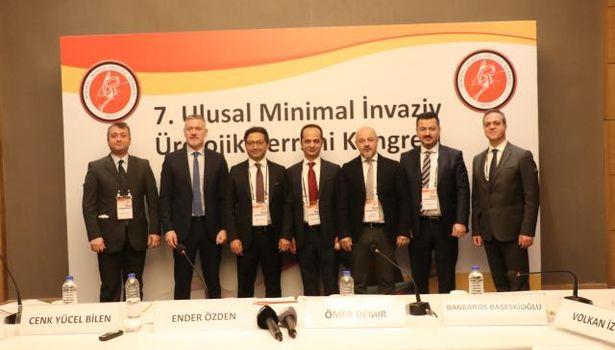 7. Ulusal Minimal İnvaziv Ürolojik Cerrahi Kongresi Antalya'da düzenlendi