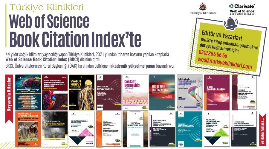 Türkiye Klinikleri, Web of Science’nin BKCI indeksine girdi