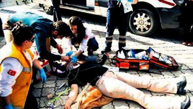 Doktor koca eşinin hayatını kurtardı