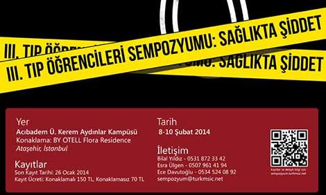 Tıp öğrencileri sağlıkta şiddeti tartışacak
