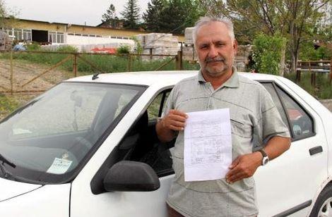 Trafik cezasını iptal ettirdi