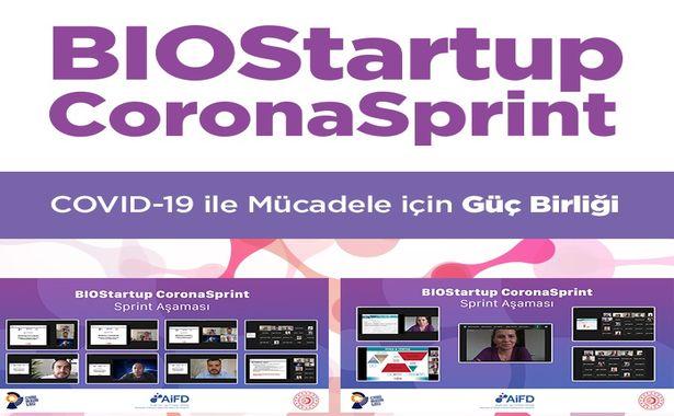 BIO Startup CoronaSprint Projesi'nde COVID-19 ile mücadele sürecine destek olacak 16 proje geliştirildi