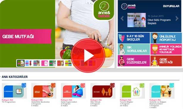 Bakanlıktan anne ve bebek TV