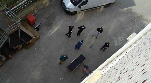 Korona virüs olduğunu sanan yaşlı adam 3. kattan atladı