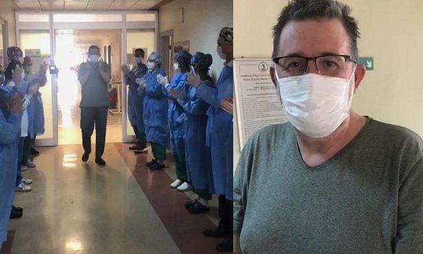 Koronavirüsü yendi, kendisini kurtaran meslektaşlarına 'Beni çukurdan çıkardınız' diyerek teşekkür etti
