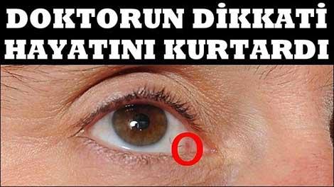 Doktorun dikkati hayatını kurtardı
