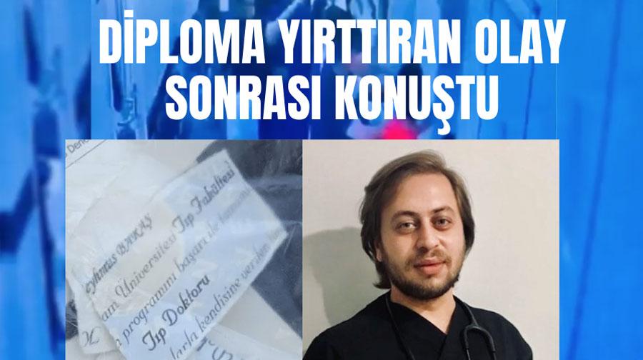Diplomasını yırtan doktor: Bakanın tweet atması sorunu çözmüyor