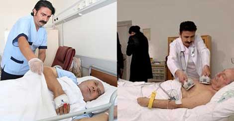 Dizide doktor, gerçekte hastabakıcı