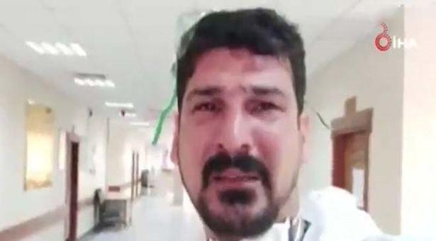 Koronavirüsle mücadele eden doktordan ağlayarak 'Evde kalın' çağrısı