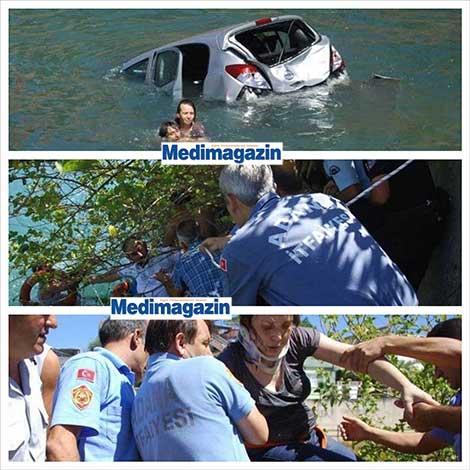 Ölümden dönen hemşire, kendisini kurtaran polisi ziyaret etti