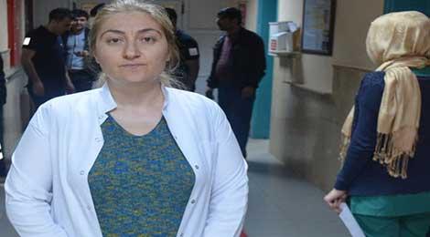 Kadın doktora darp!