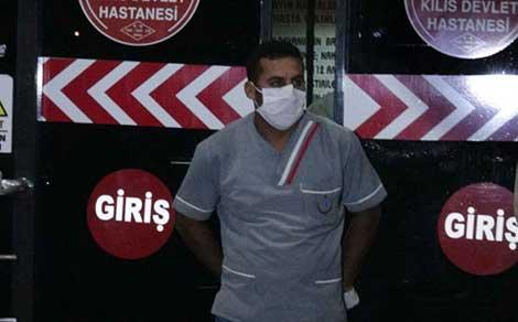 Kilis Devlet Hastanesi'nde kimyasal alarm verildi