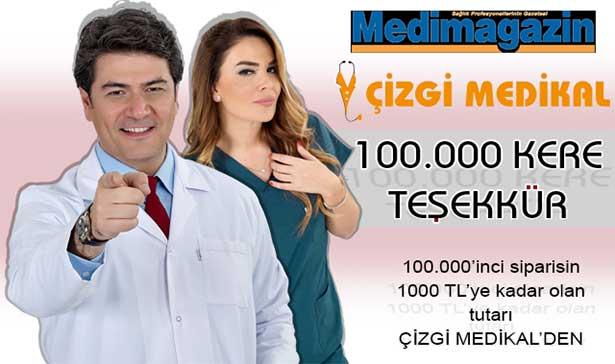 Çizgi Medikal 100 bininci siparişini hediye ediyor