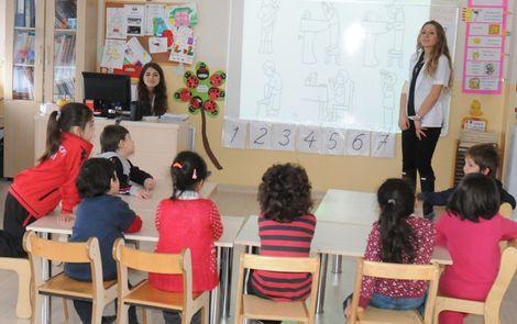 Tıp öğrencileri ders anlattı!