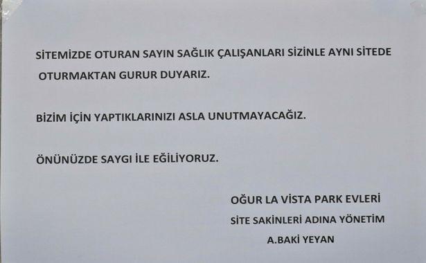 Sağlık çalışanı komşularının rahatsız olmaması için sitede gürültü çıkarmak yasaklandı
