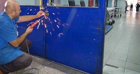 Taksim İlkyardım Hastanesine kilit vuruldu