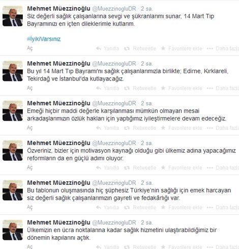 Müezzinoğlu: Özlük haklarında iyileştirmeler devam edecek