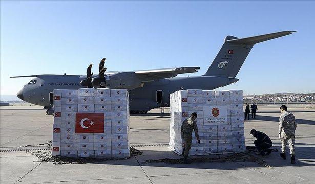 Türkiye'den İngiltere'ye tıbbi yardım malzemesi desteği