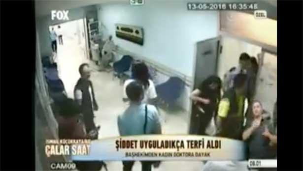 Başhekim kadın doktoru darp etti iddiası
