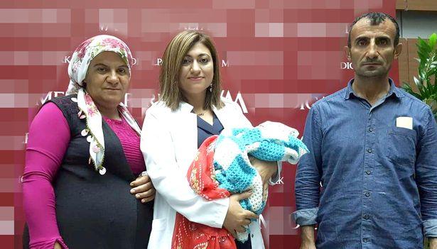 Beyin tümöründen kurtulup doğum yapan hasta çocuğuna doktorunun ismini verdi 