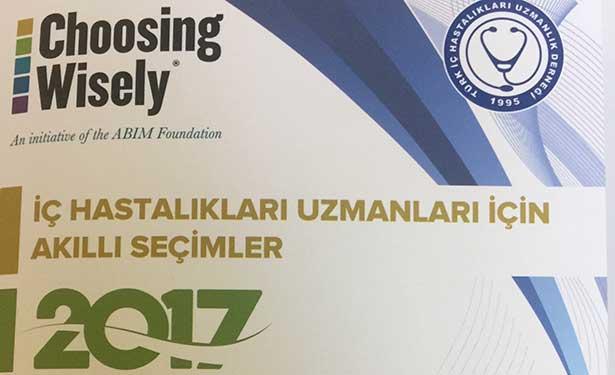 Gereksiz tanı ve tedaviden uzak tutacak kılavuz: Akıllı Seçimler!
