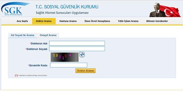 Sosyal Güvenlik Kurumundan yeni hizmet: Doktor arama