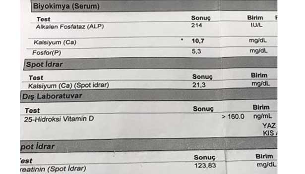 Gereksiz D vitamini kullanımına bir örnek daha!