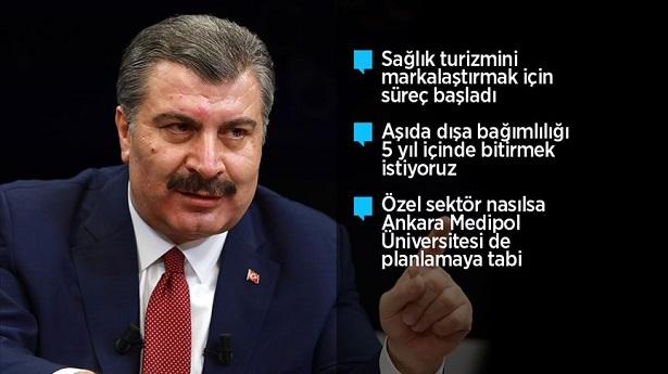 Sağık Bakanı Fahrettin Koca: Sağlık turizminde hiçbir ülkenin yapmadığını yapacağız