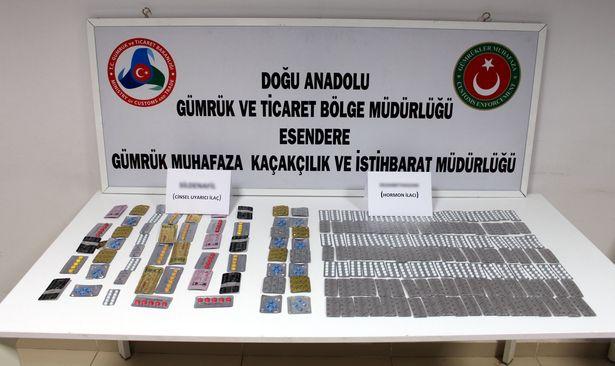4 ayrı operasyonda, 100 bin lira değerinde ilaç ele geçirildi