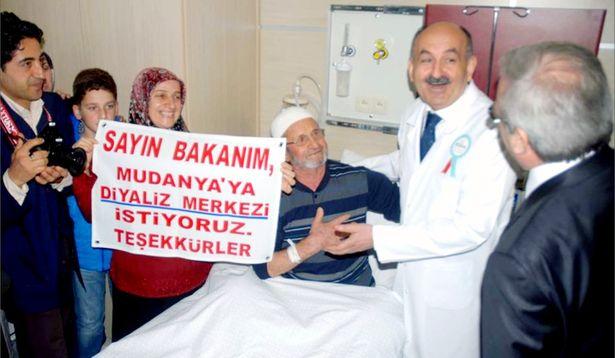 Hasta talebi için pankart açmıştı... Mudanya'ya diyaliz merkezi kuruluyor