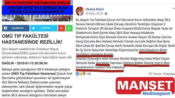 Doktora hakarete 7 bin 80 TL  para cezası