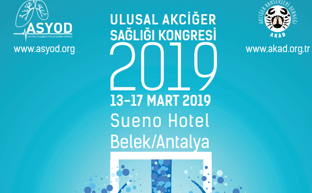 Ulusal Akciğer Sağlığı Kongresi 13-17 Mart tarihleri arasında katılımcılarını bekliyor