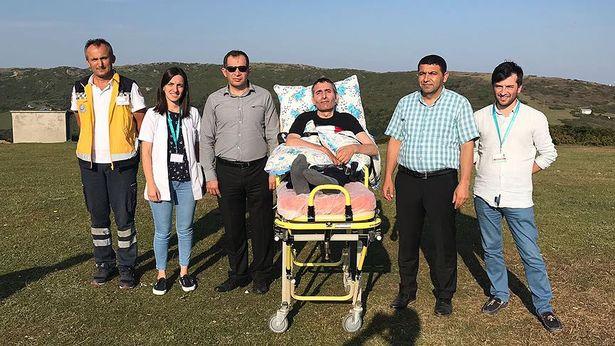 MS hastasının hayalini kaymakam ve ilçe sağlık müdürlüğü gerçekleştirdi 