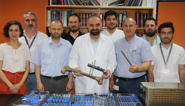 Dokuz Eylül Ortopedi Kliniğinde yerli çivi üretildi