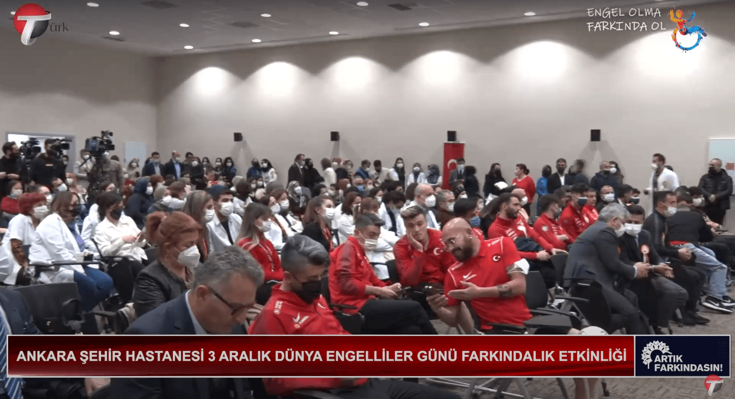 Ankara Şehir Hastanesi'nde 3 Aralık Engelliler Günü'ne özel farkındalık etkinliği