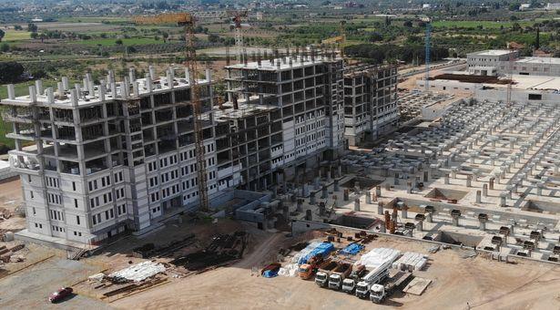 Aydın Şehir Hastanesi'nin yüzde 39’u tamamlandı