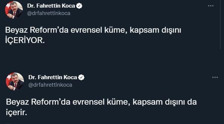 Bakan'ın ikinci kez attığı tweet spekülasyonlara sebep oldu