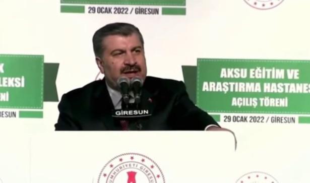 Sağlık Bakanı Fahrettin Koca: Gripte de aynı sayıda vatandaşımızı kaybediyoruz